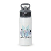 K-Pop Band Tour Pastel Blue Active Water Bottle 1