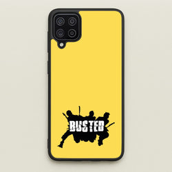 Splatter Text - Bust Band  - Busted Phone Case for Galaxy A12