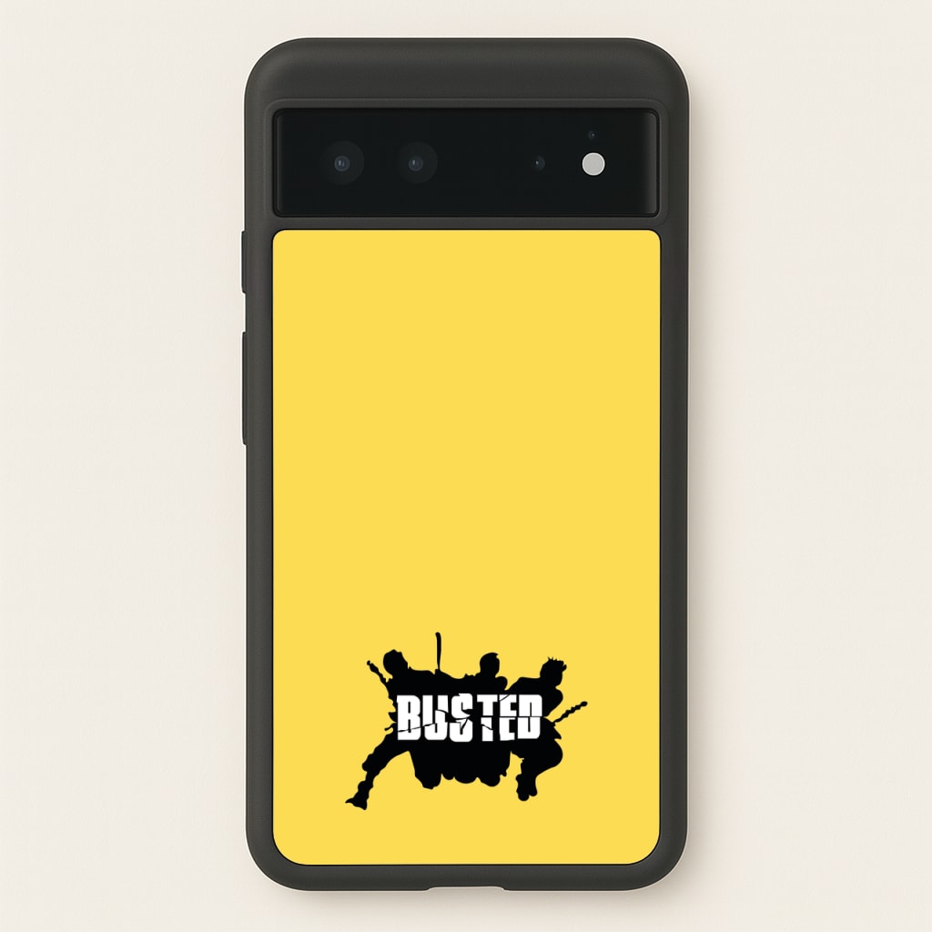 Splatter Text - Bust Band  - Busted Phone Case for Google Pixel 6