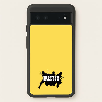 Splatter Text - Bust Band  - Busted Phone Case for Google Pixel 6