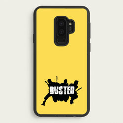 Splatter Text - Bust Band  - Busted Phone Case for Galaxy S9 Plus