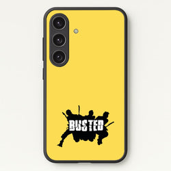 Splatter Text - Bust Band  - Busted Phone Case for Galaxy S24