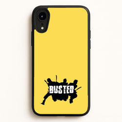 Splatter Text - Bust Band  - Busted Phone Case for iPhone XR