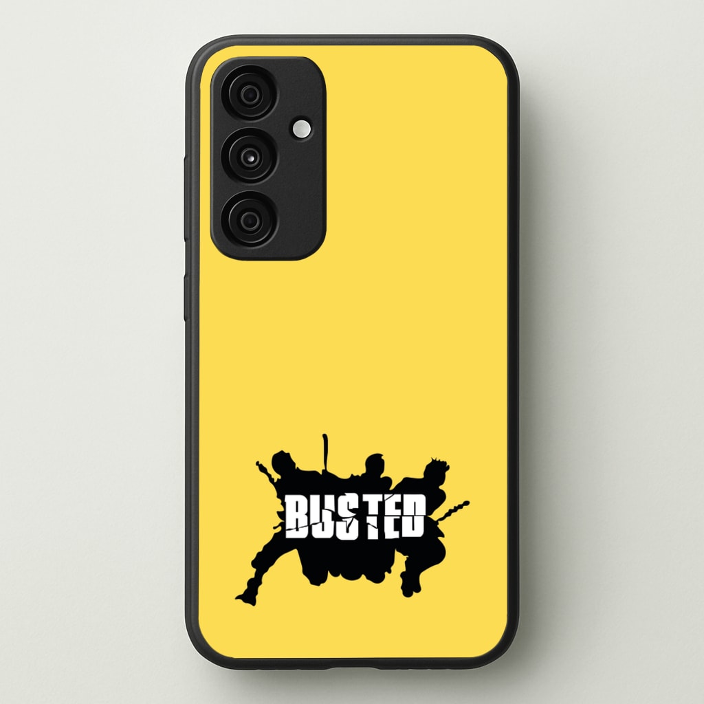 Splatter Text - Bust Band  - Busted Phone Case for Galaxy A35