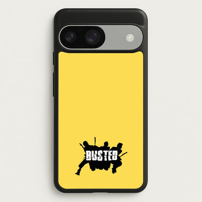 Splatter Text - Bust Band  - Busted Phone Case for Google Pixel 9 / 9 Pro