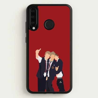 School Clothes - Bust Band  - Busted Phone Case for Huawei P30 Lite