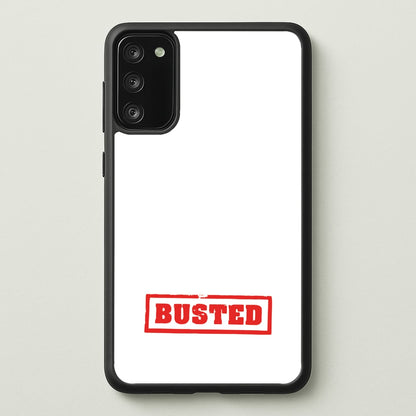 Band Logo - Bust Band  - Busted Phone Case for Galaxy S20FE