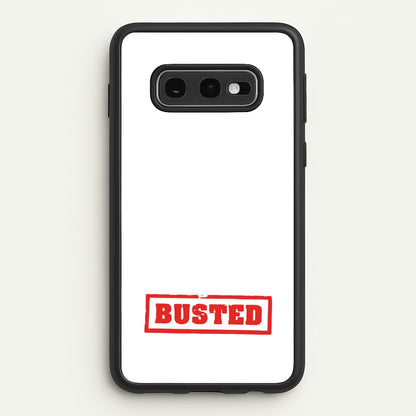 Band Logo - Bust Band  - Busted Phone Case for Galaxy S10e