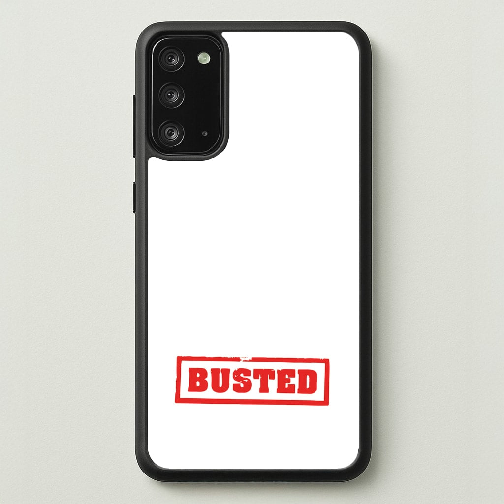 Band Logo - Bust Band  - Busted Phone Case for Galaxy Note 20