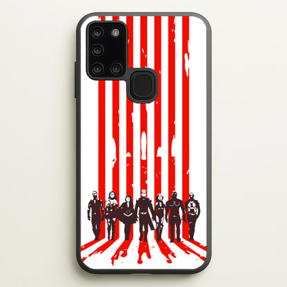The Seven Silhouettes  - The Boys Phone Case for Galaxy A21s