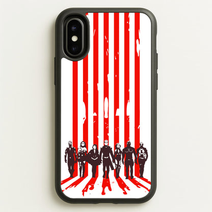 The Seven Silhouettes  - The Boys Phone Case for iPhone X / XS