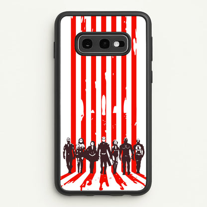 The Seven Silhouettes  - The Boys Phone Case for Galaxy S10e