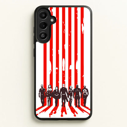 The Seven Silhouettes  - The Boys Phone Case for Galaxy A36