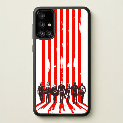 The Seven Silhouettes  - The Boys Phone Case for Galaxy A71