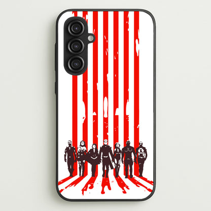 The Seven Silhouettes  - The Boys Phone Case for Galaxy S23FE