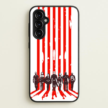 The Seven Silhouettes  - The Boys Phone Case for Galaxy A54