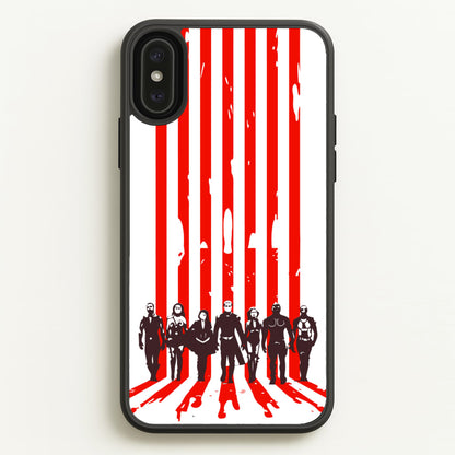The Seven Silhouettes  - The Boys Phone Case for iPhone XS Max