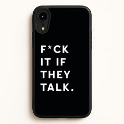 If They Talk  - Catfish And The Bottlemen Phone Case for iPhone XR