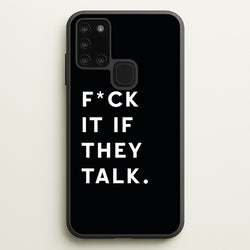 If They Talk  - Catfish And The Bottlemen Phone Case for Galaxy A21s