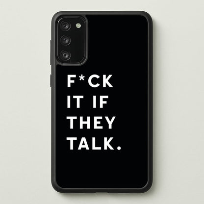If They Talk  - Catfish And The Bottlemen Phone Case for Galaxy S20FE