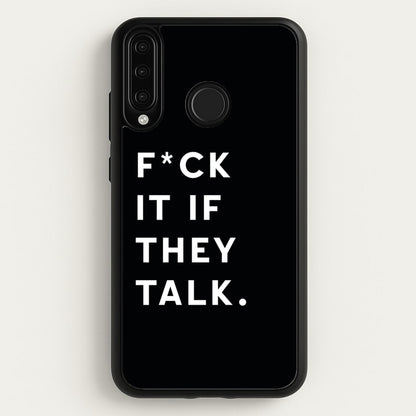 If They Talk  - Catfish And The Bottlemen Phone Case for Huawei P30 Lite