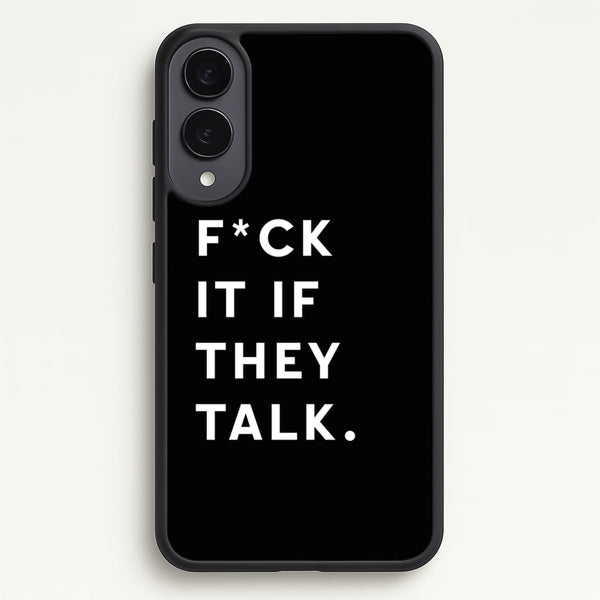 If They Talk  - Catfish And The Bottlemen Phone Case for Galaxy S25 Edge