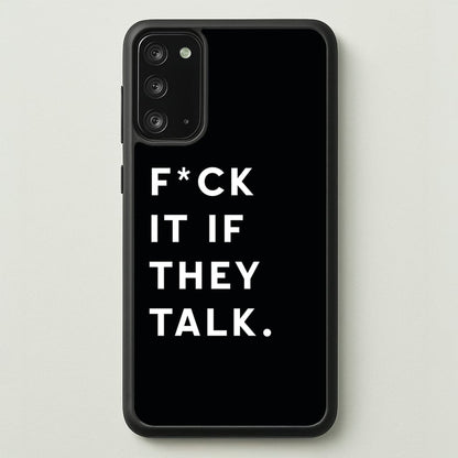 If They Talk  - Catfish And The Bottlemen Phone Case for Galaxy Note 20