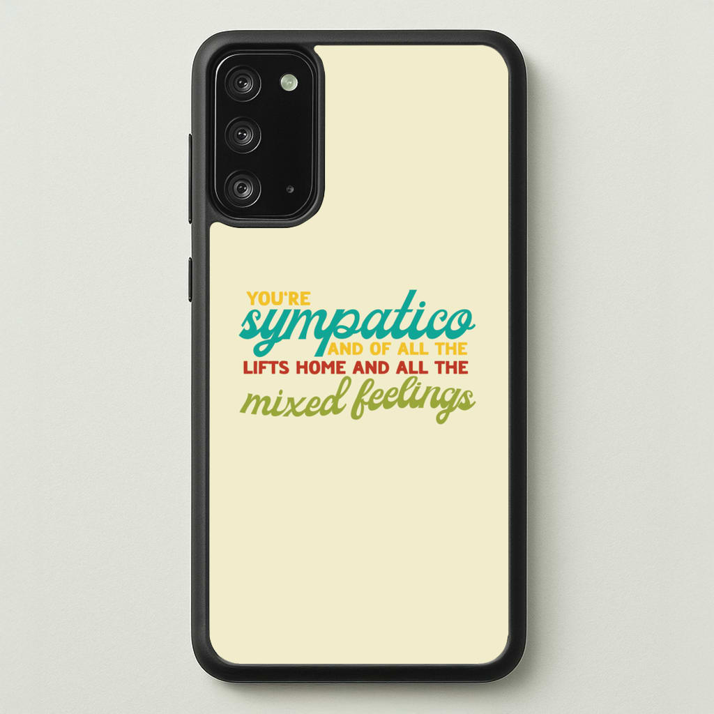 You're Sympatico  - Catfish And The Bottlemen Phone Case for Galaxy Note 20