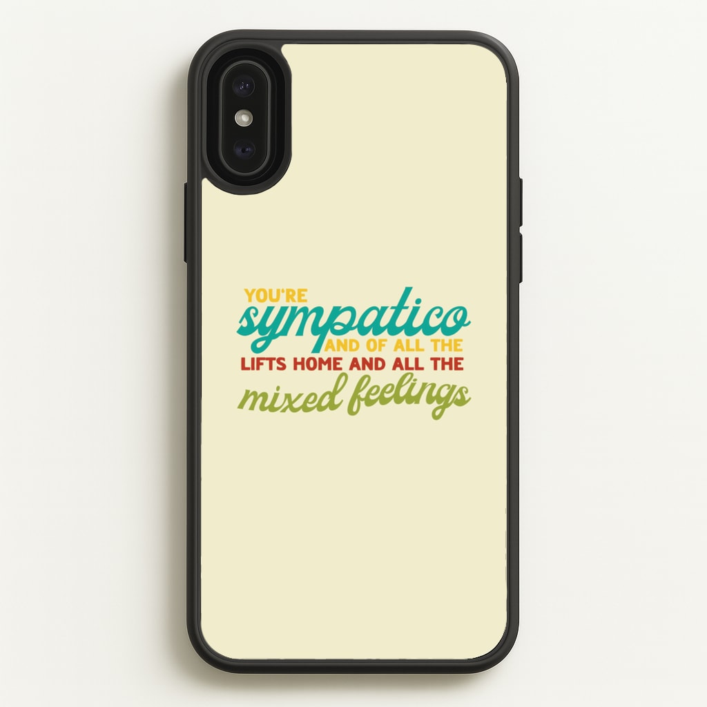 You're Sympatico  - Catfish And The Bottlemen Phone Case for iPhone XS Max