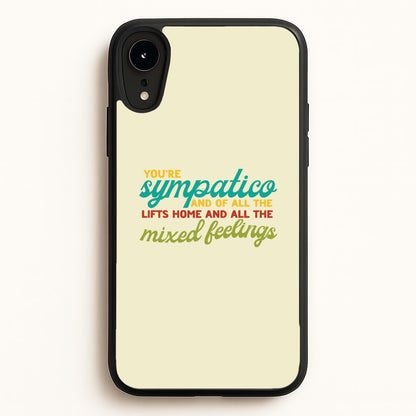 You're Sympatico  - Catfish And The Bottlemen Phone Case for iPhone XR