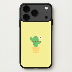 Cute Cactus Phone Case for iPhone 17 Pro Max