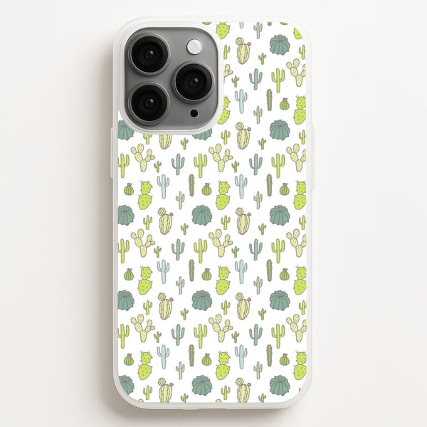 Cactus Pattern  -  Phone Case for iPhone 16 Pro Max