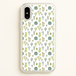 Cactus Pattern  -  Phone Case for iPhone X / XS