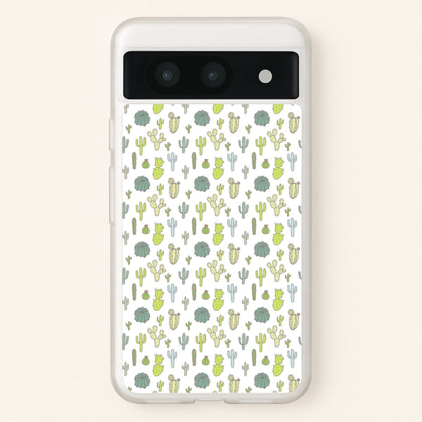 Cactus Pattern  -  Phone Case for Google Pixel 8a