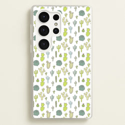 Cactus Pattern  -  Phone Case for Galaxy S25 Ultra