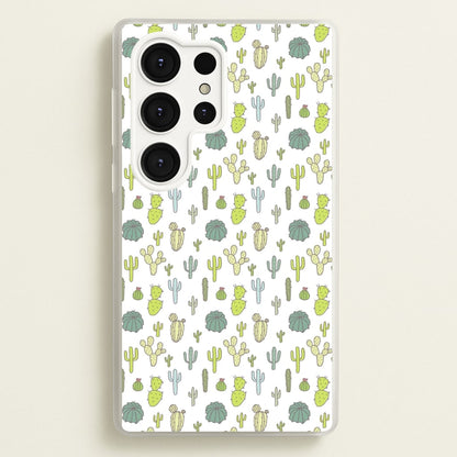 Cactus Pattern  -  Phone Case for Galaxy S25 Ultra
