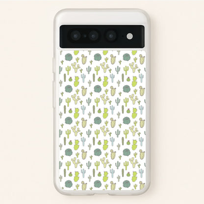 Cactus Pattern  -  Phone Case for Google Pixel 7 Pro