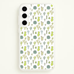 Cactus Pattern  -  Phone Case for Galaxy S23 Plus