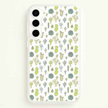 Cactus Pattern  -  Phone Case for Galaxy S23 Plus