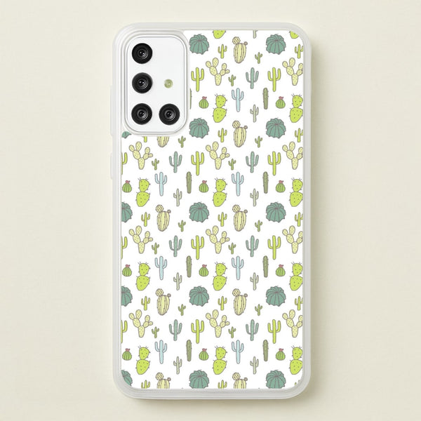 Cactus Pattern  -  Phone Case for Galaxy A71