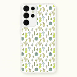 Cactus Pattern  -  Phone Case for Galaxy S21 Ultra