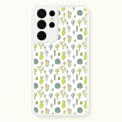 Cactus Pattern  -  Phone Case for Galaxy S21 Ultra
