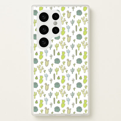 Cactus Pattern  -  Phone Case for Galaxy S24 Ultra