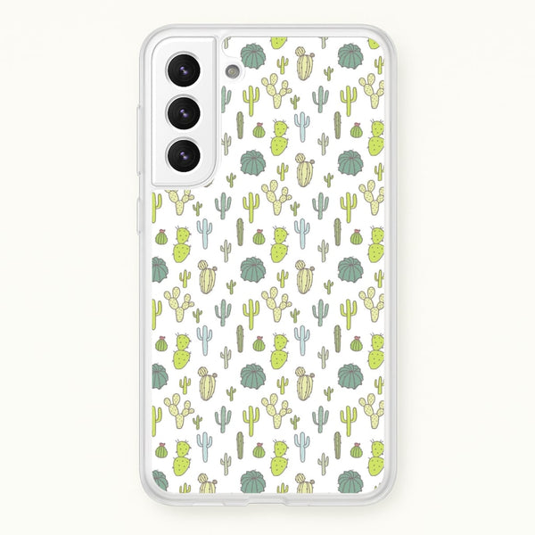 Cactus Pattern  -  Phone Case for Galaxy S22