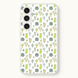 Cactus Pattern  -  Phone Case for Galaxy S24