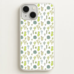 Cactus Pattern  -  Phone Case for iPhone 13