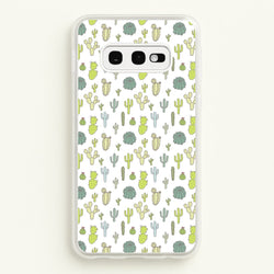 Cactus Pattern  -  Phone Case for Galaxy S10e