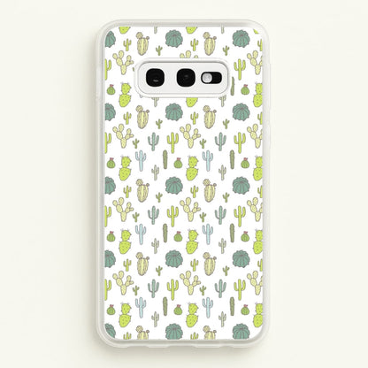 Cactus Pattern  -  Phone Case for Galaxy S10e