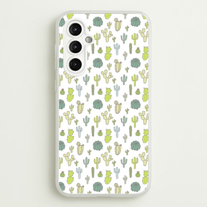Cactus Pattern  -  Phone Case for Galaxy A14