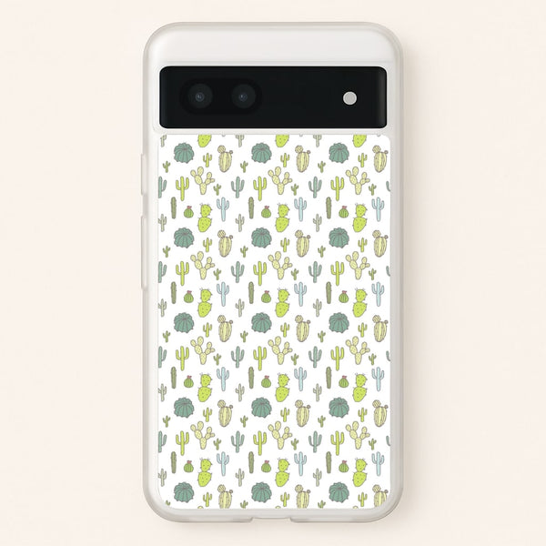 Cactus Pattern  -  Phone Case for Google Pixel 7a
